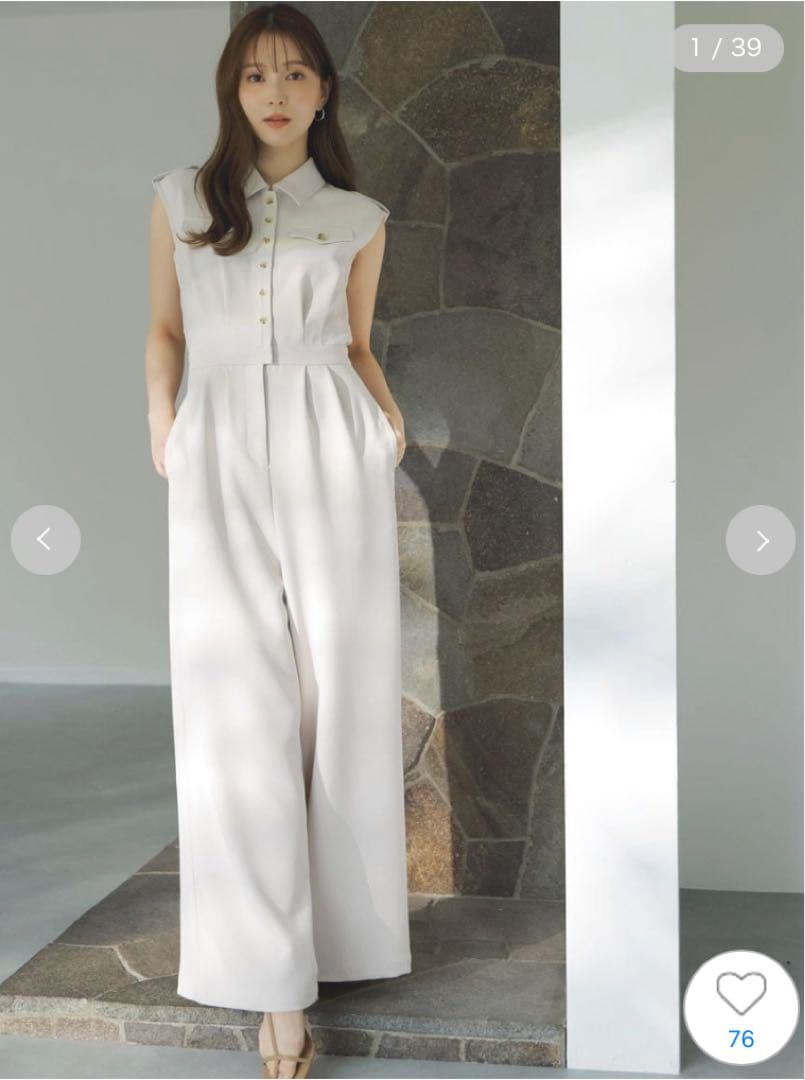 【SNIDEL/新品未使用】トレンチディテールオールインワン