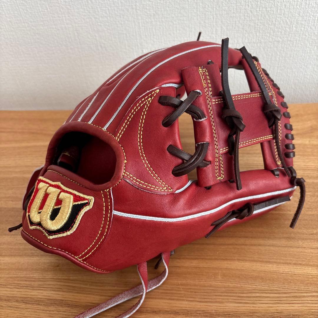 ウィルソン　硬式用　グラブ　内野　グローブ　定価63,800円　高校野球対応