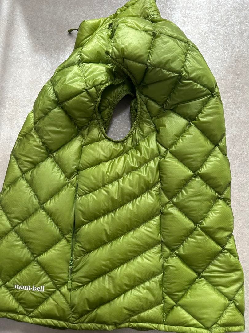 未使用級 mont-bell EXライトダウンベスト L