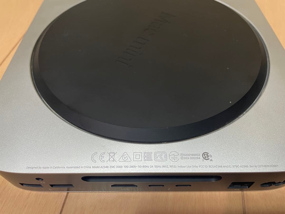 Mac mini (M1, 2020), 16GBメモリ 512GB SSD