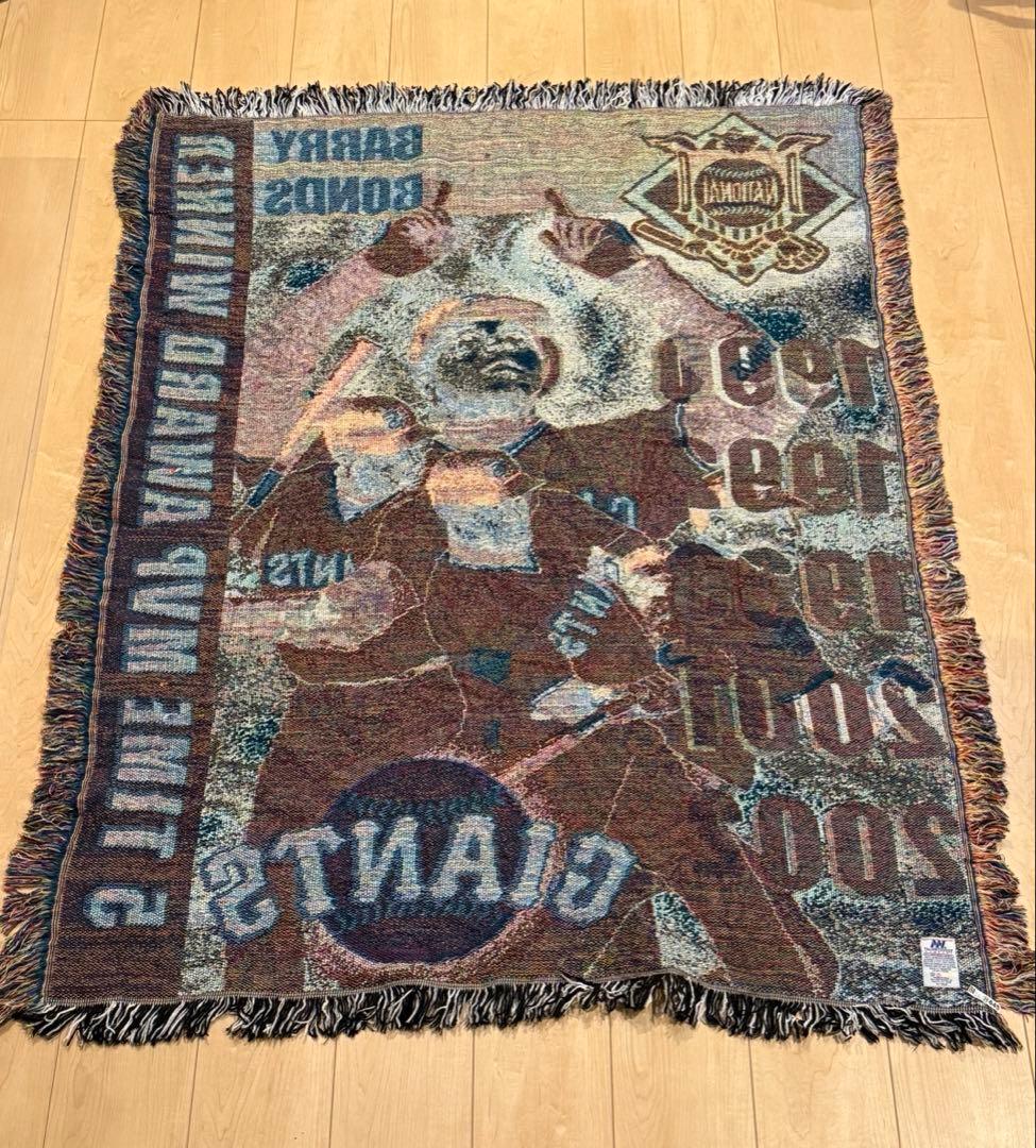 vintage ブランケット USA製　バリー・ボンズ【MLB】