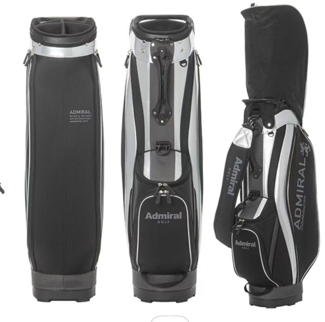 Admiral キャディバッグ ブラック/シルバー