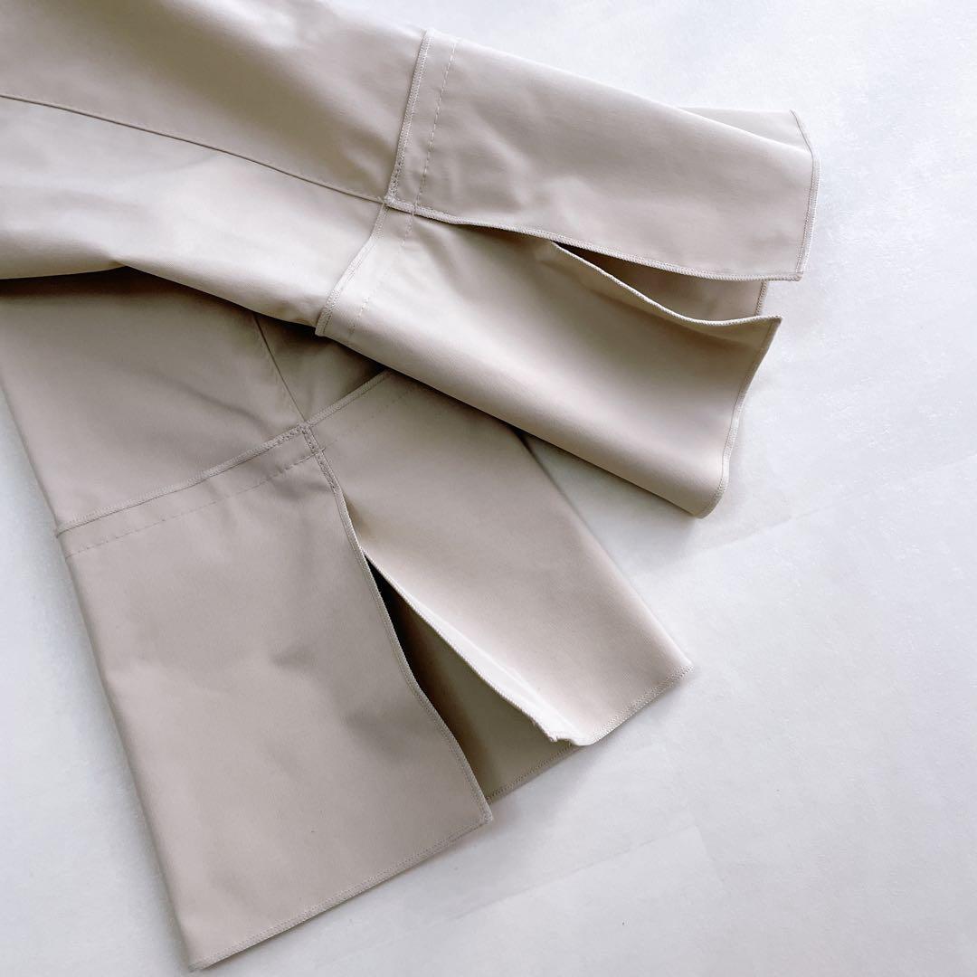 極美品✨フォクシー トレンチコート ダブルボタン ロゴ刻印 ベルト付き 40