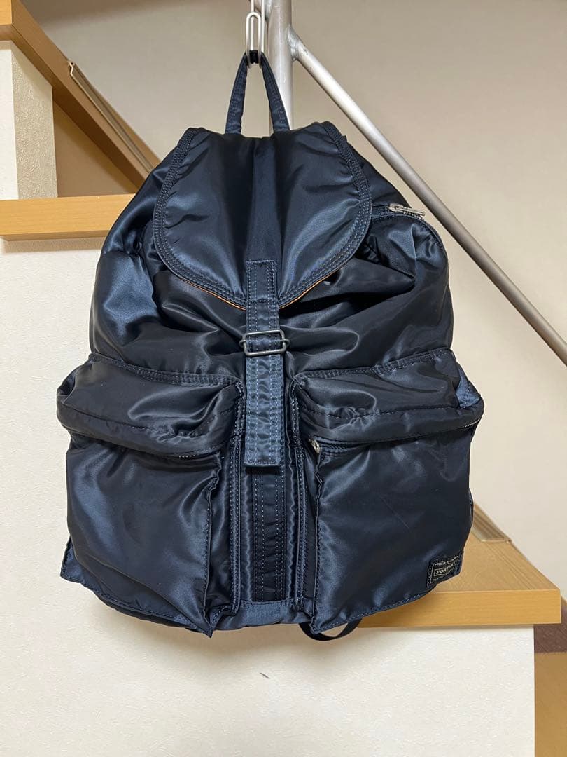 美品 ヘッドポーター タンカー バックパック アイアンブルー　吉田カバン