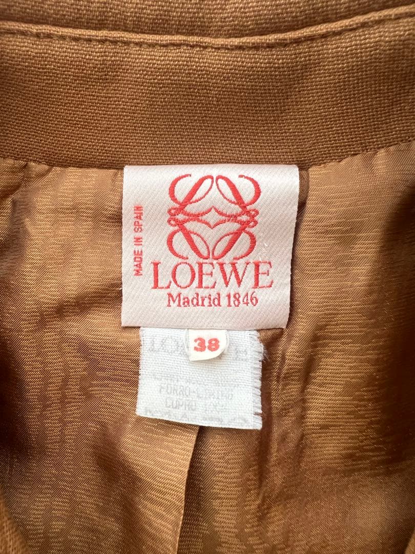 LOEWE ロエベ　ウール100%　チェスターコート 38 美品！