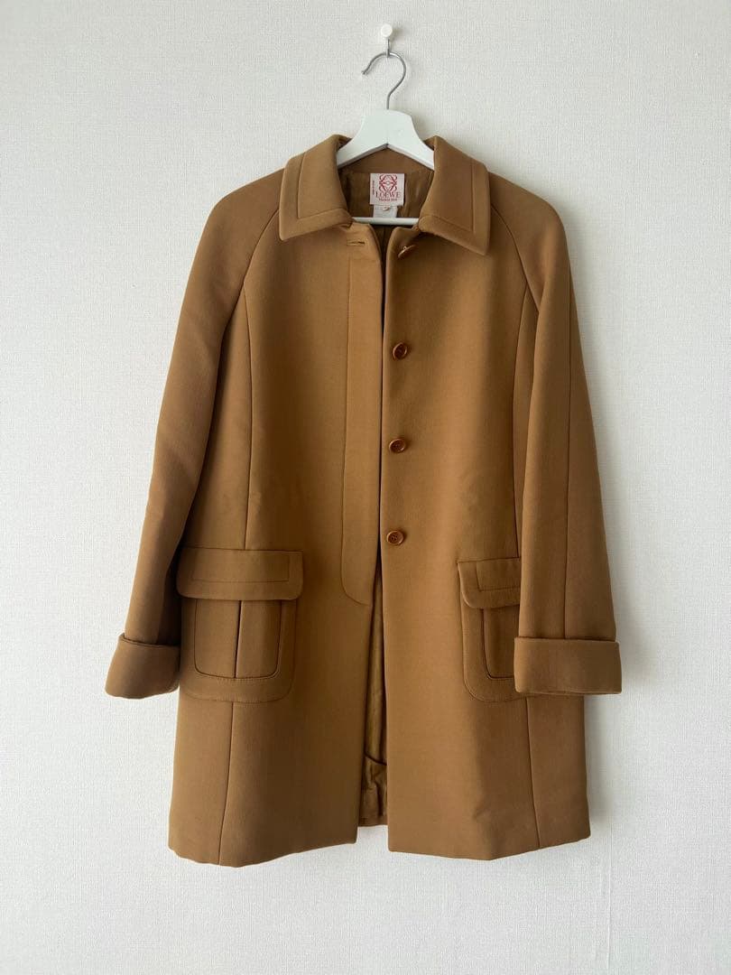 LOEWE ロエベ　ウール100%　チェスターコート 38 美品！