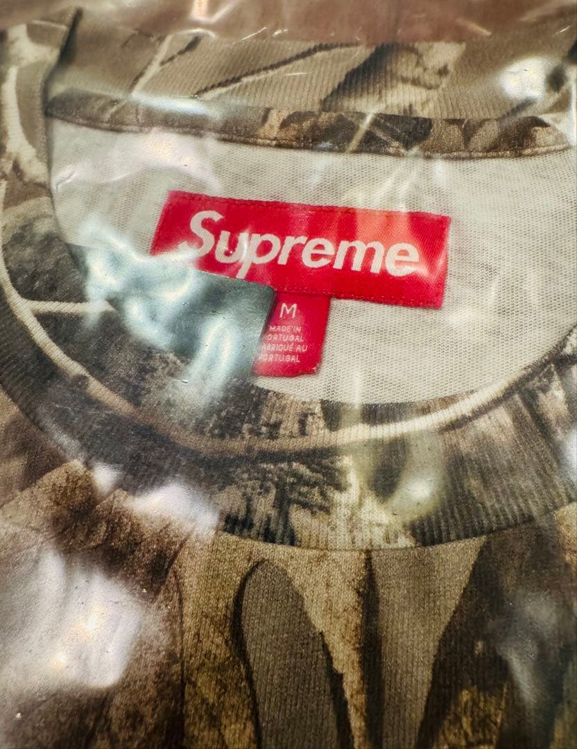Supreme Small Box L/S Tee リアルツリー カモ ロンT