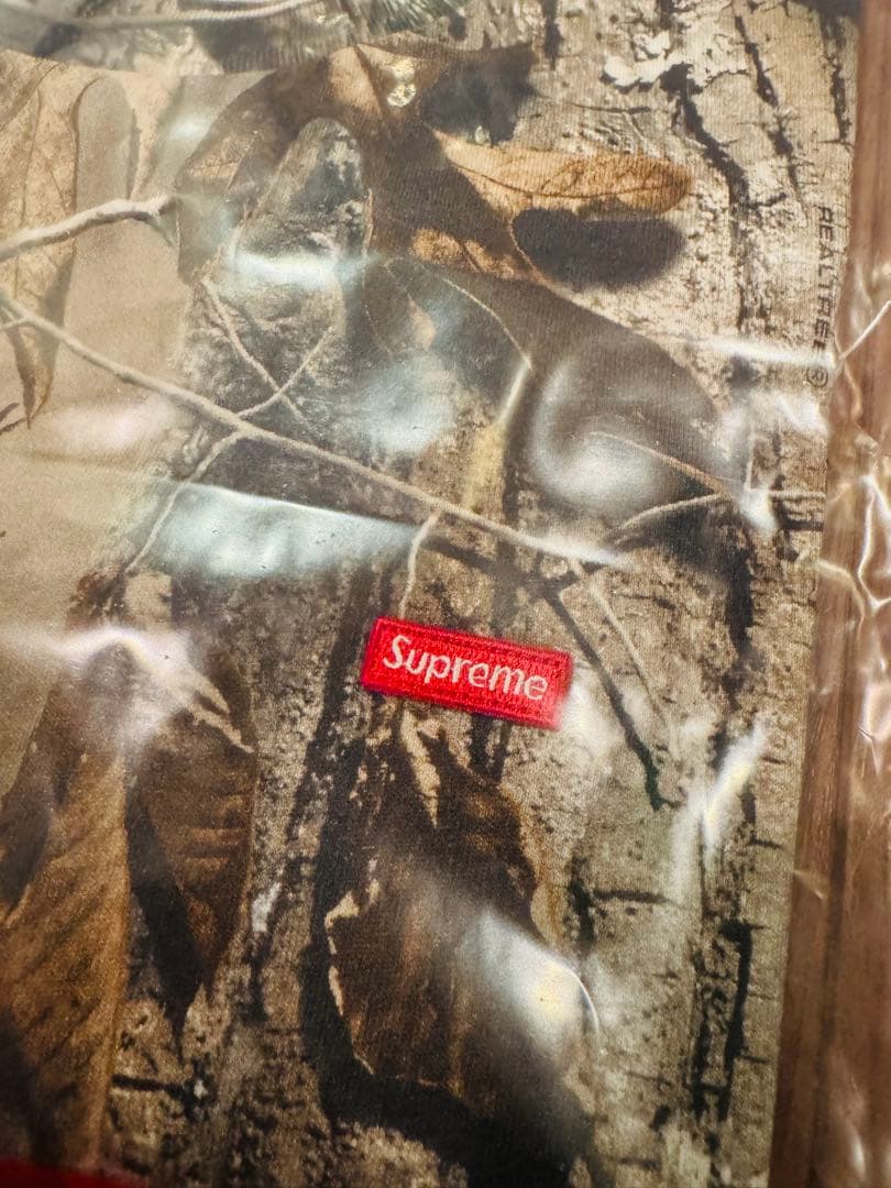 Supreme Small Box L/S Tee リアルツリー カモ ロンT