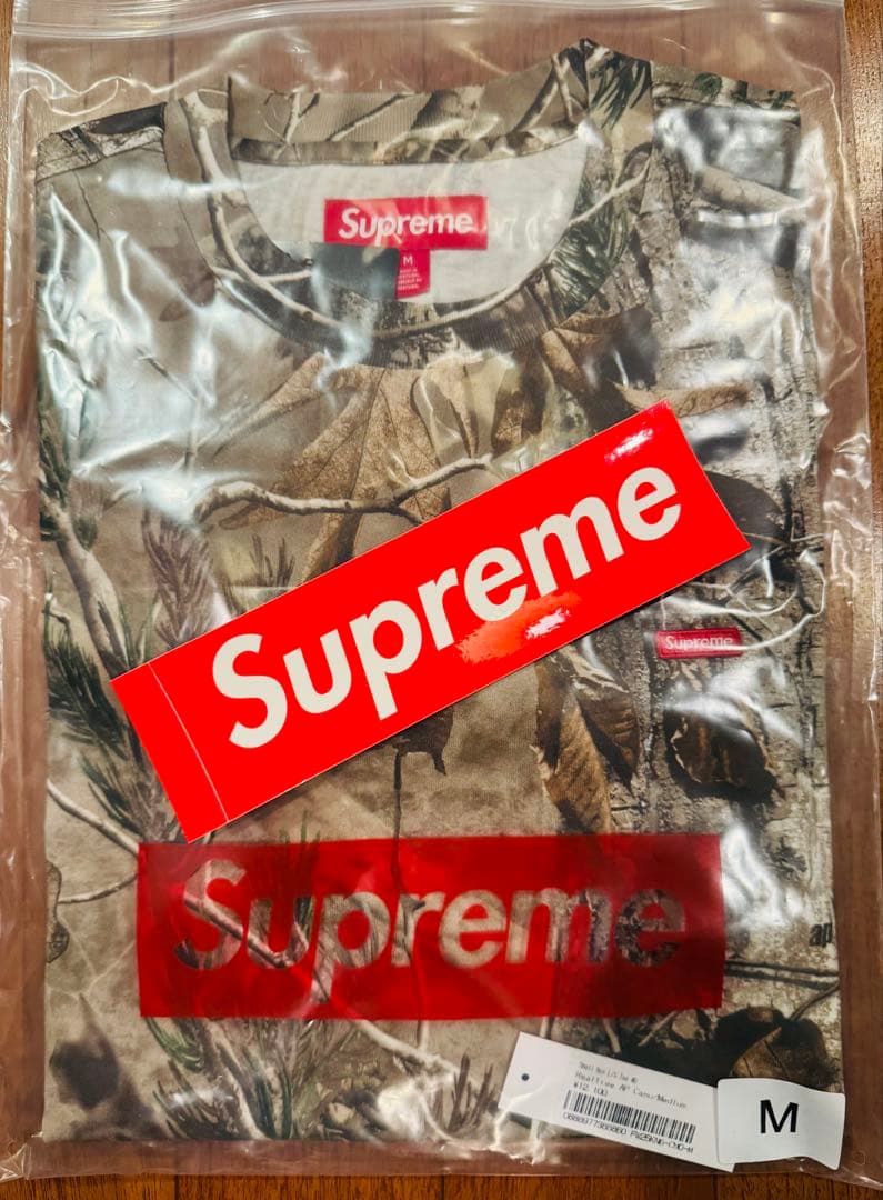 Supreme Small Box L/S Tee リアルツリー カモ ロンT