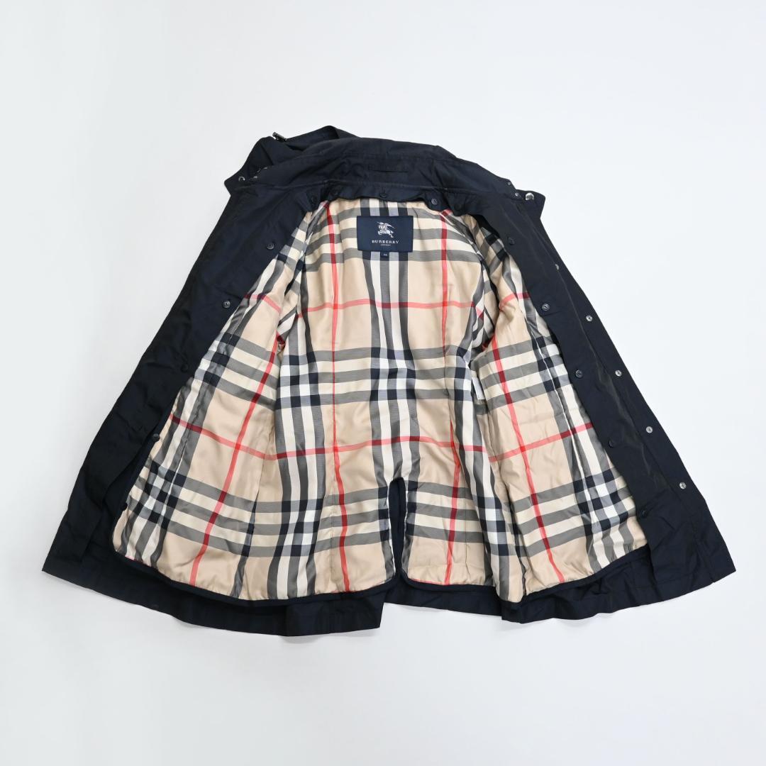 48285★年 バーバリーロンドン トレンチコート ノバチェック ライナー付き”