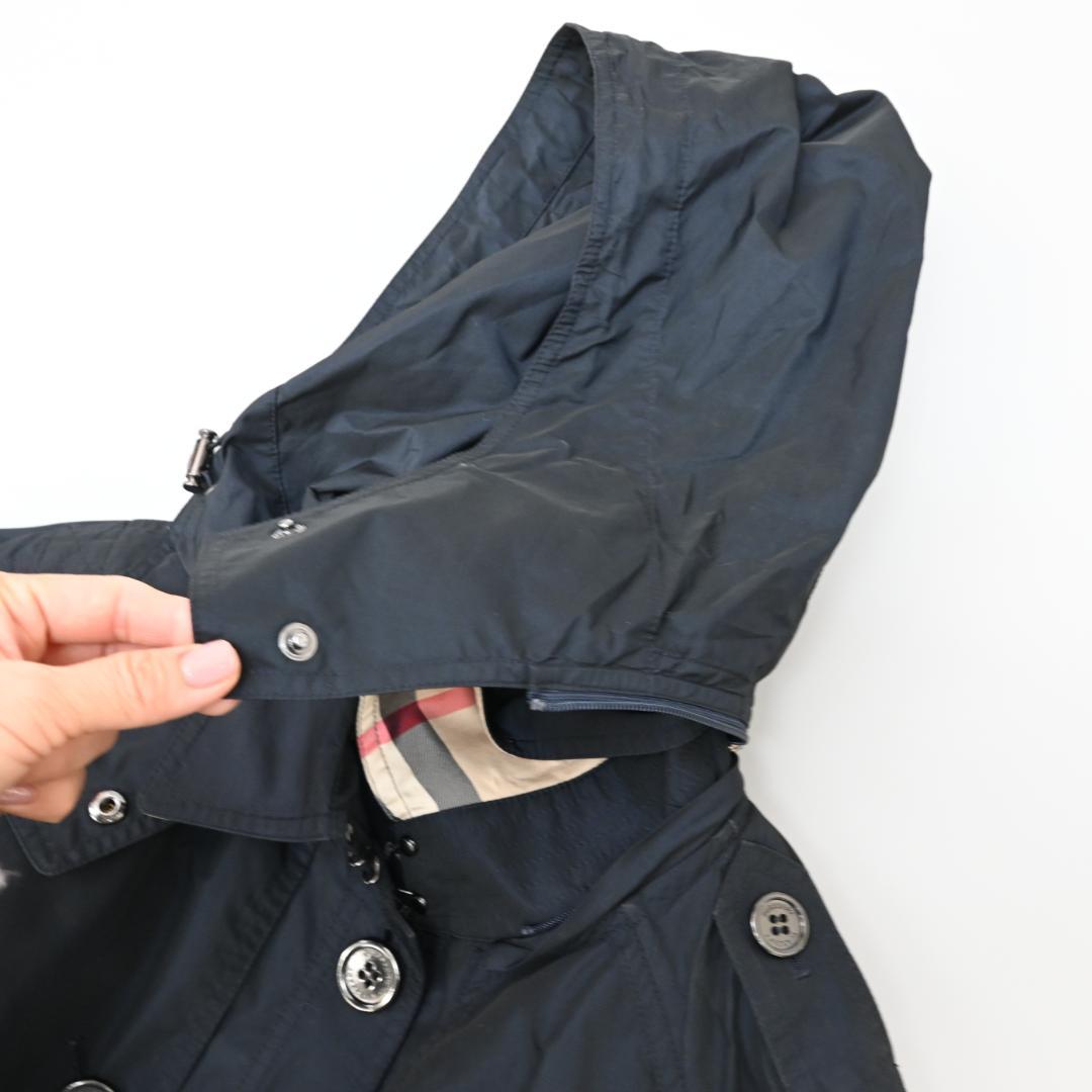 48285★年 バーバリーロンドン トレンチコート ノバチェック ライナー付き”