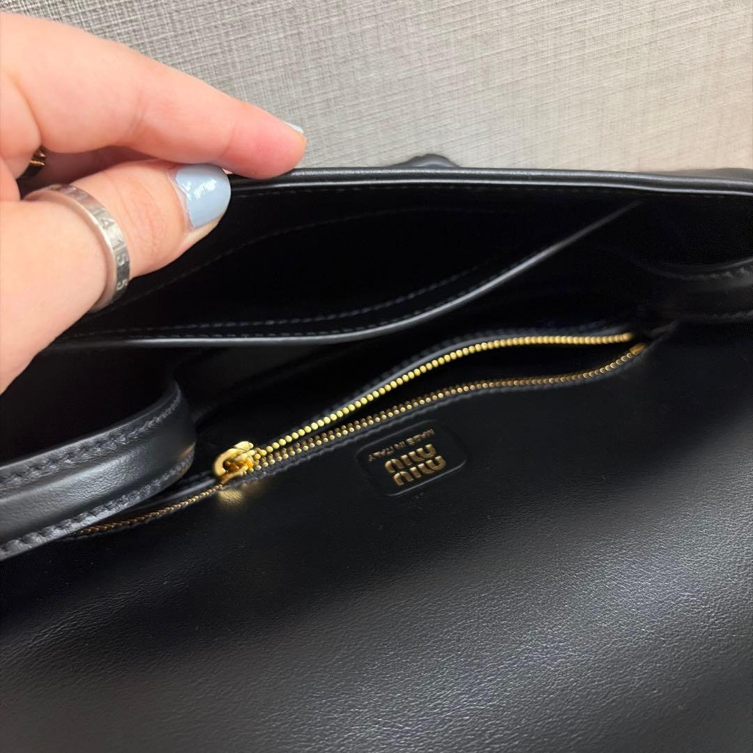 miu miu ペニーバッグ 黒 保存袋付き