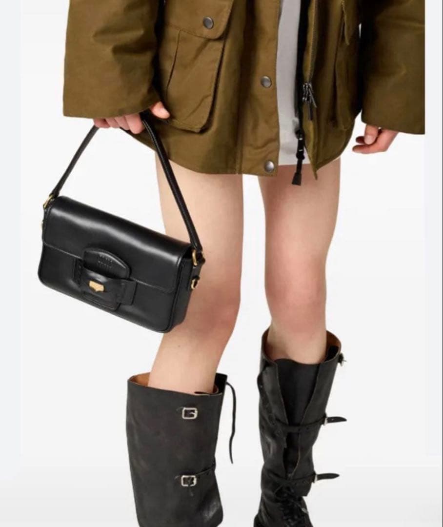 miu miu ペニーバッグ 黒 保存袋付き