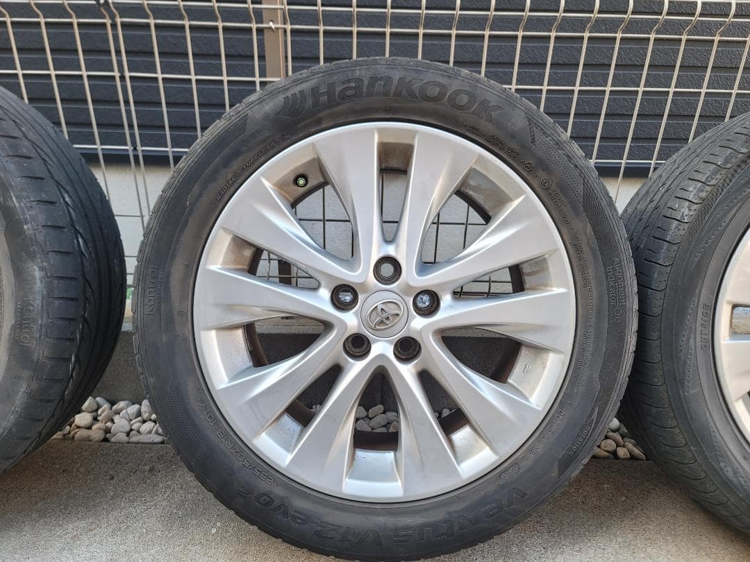 送料込　アルファード　ヴェルファイア　２０系　純正アルミホイール　タイヤ