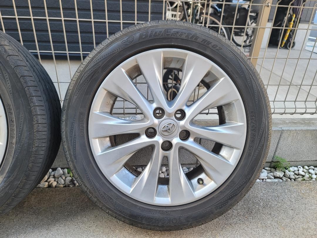 送料込　アルファード　ヴェルファイア　２０系　純正アルミホイール　タイヤ