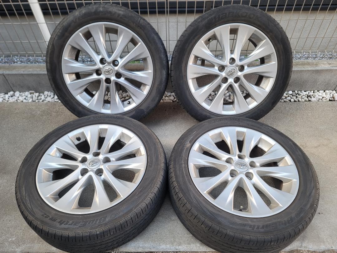 送料込　アルファード　ヴェルファイア　２０系　純正アルミホイール　タイヤ