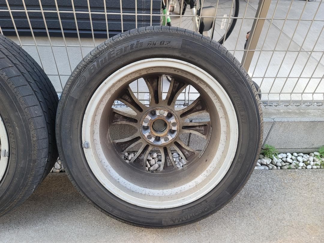 送料込　アルファード　ヴェルファイア　２０系　純正アルミホイール　タイヤ