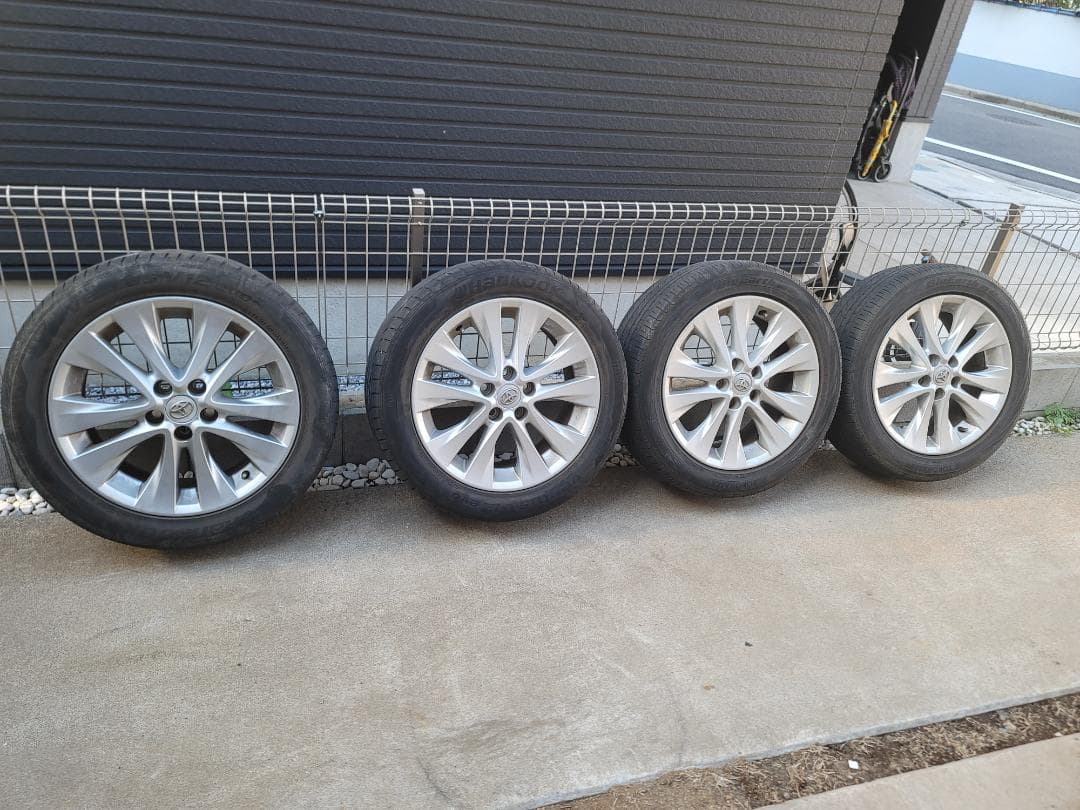 送料込　アルファード　ヴェルファイア　２０系　純正アルミホイール　タイヤ