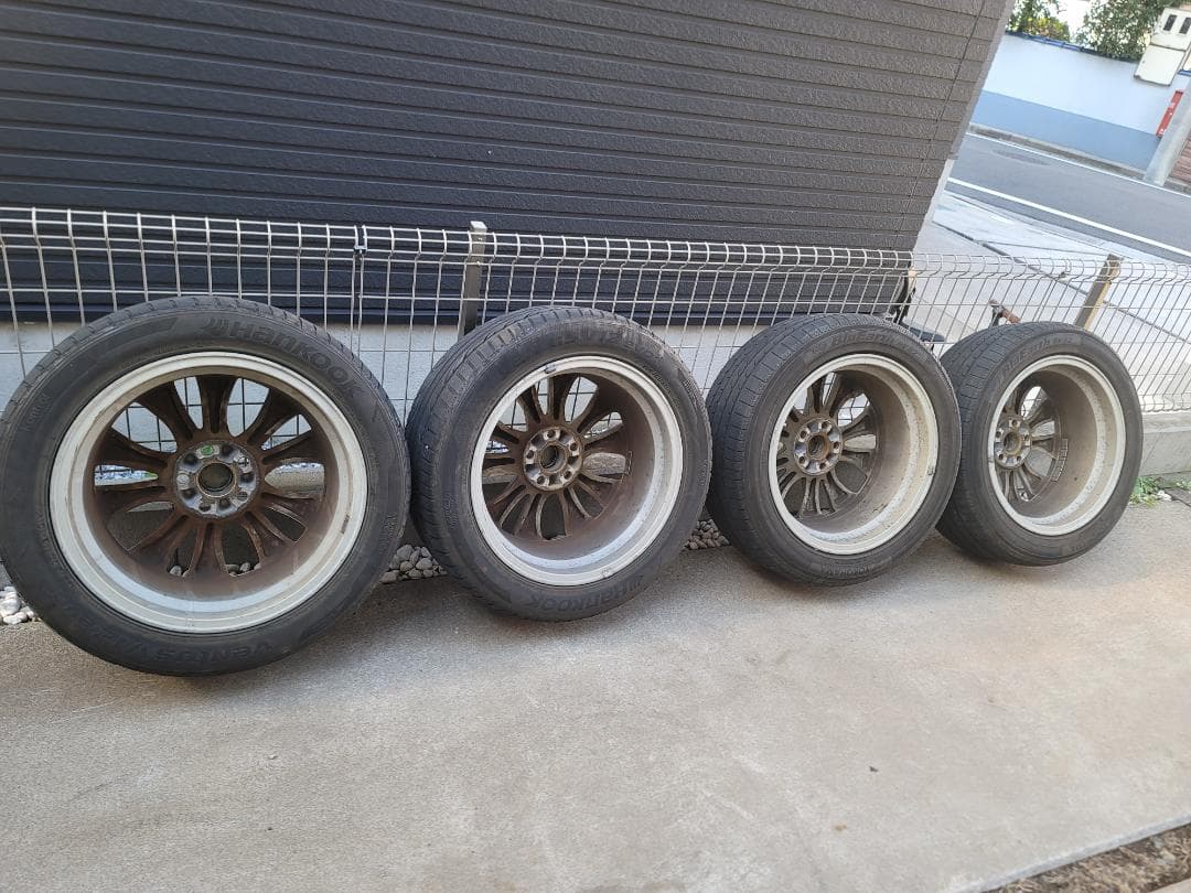 送料込　アルファード　ヴェルファイア　２０系　純正アルミホイール　タイヤ