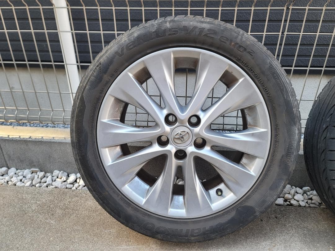 送料込　アルファード　ヴェルファイア　２０系　純正アルミホイール　タイヤ