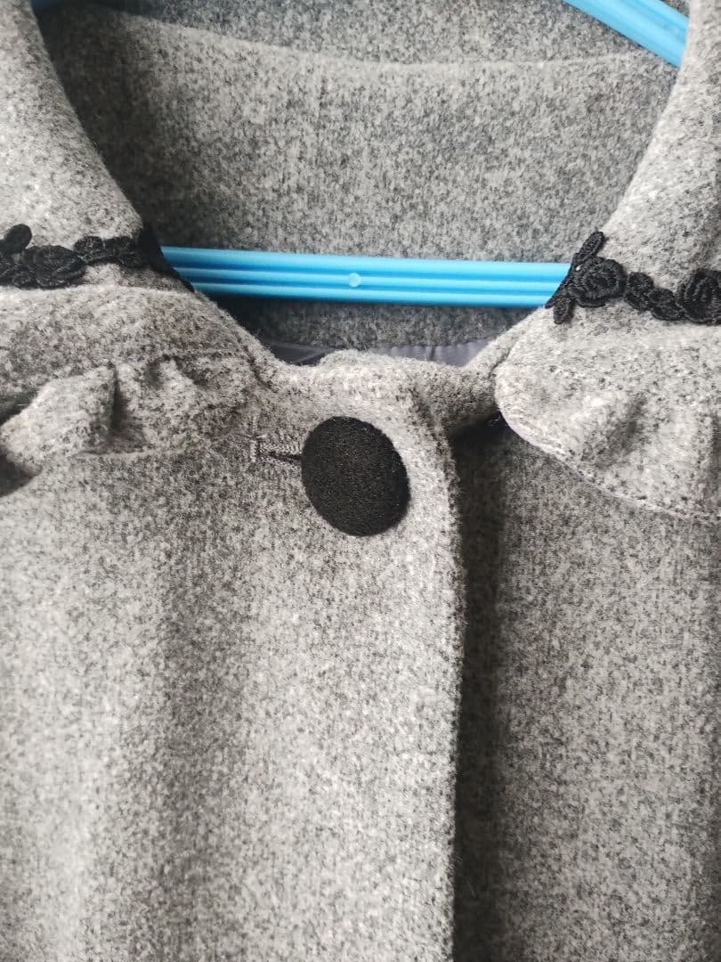 【狛恋推し様】しまみさ ロング コート アウター 中灰 グレー Mサイズ