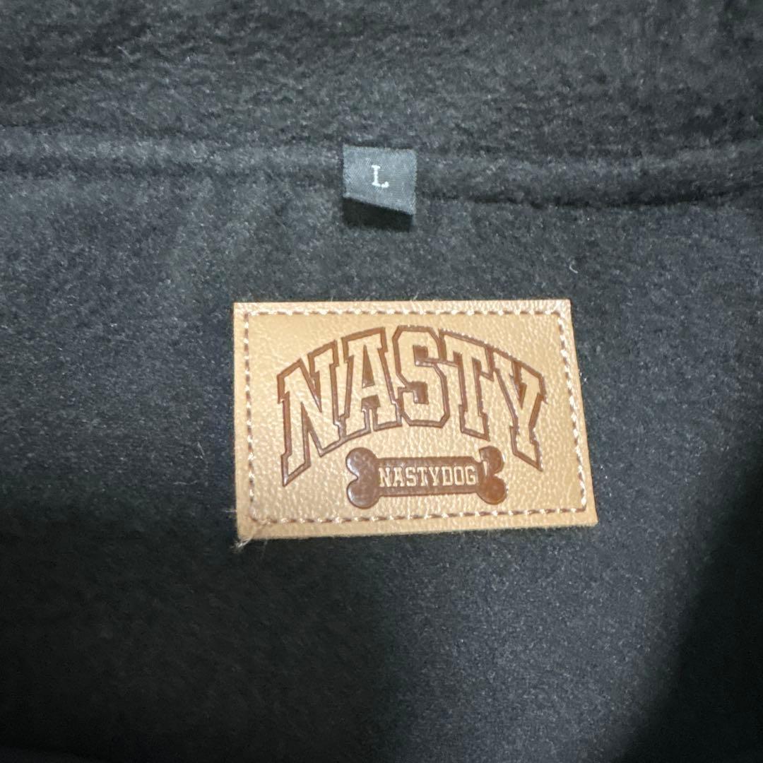 NASTYDOG スタジャン Lサイズ ブラック/グリーン