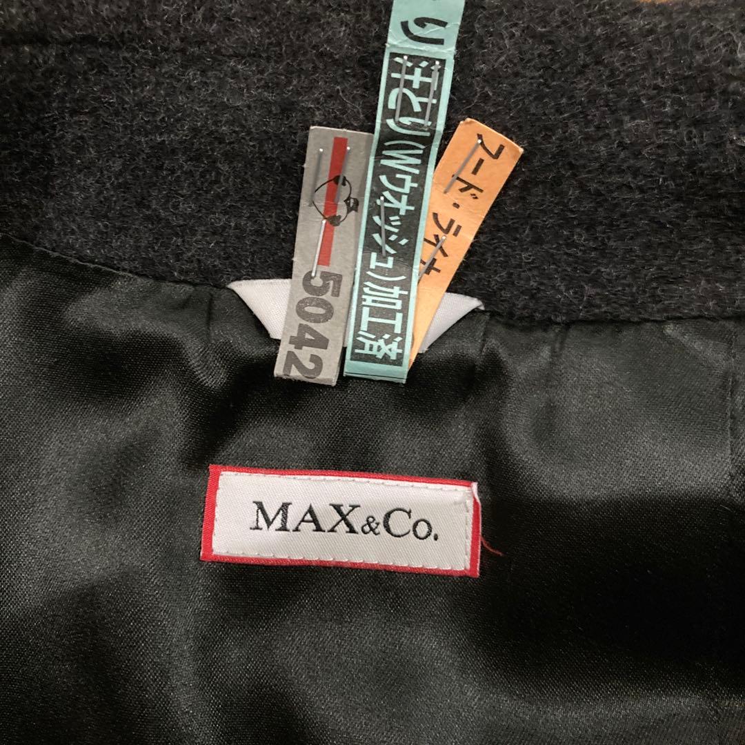 MAX&co ダークグレー ロングコート