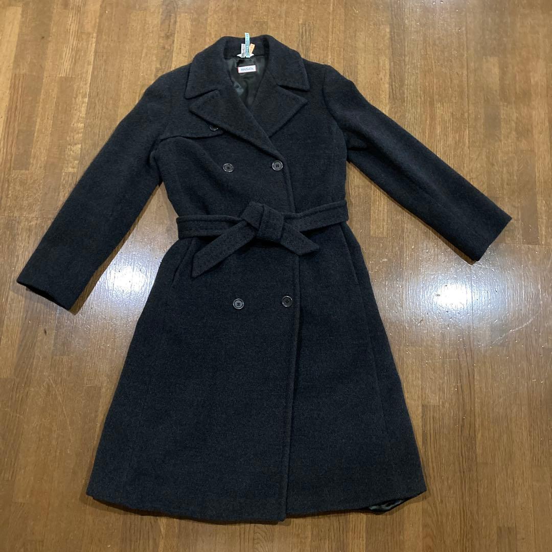MAX&co ダークグレー ロングコート