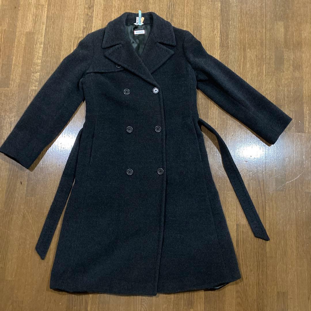 MAX&co ダークグレー ロングコート