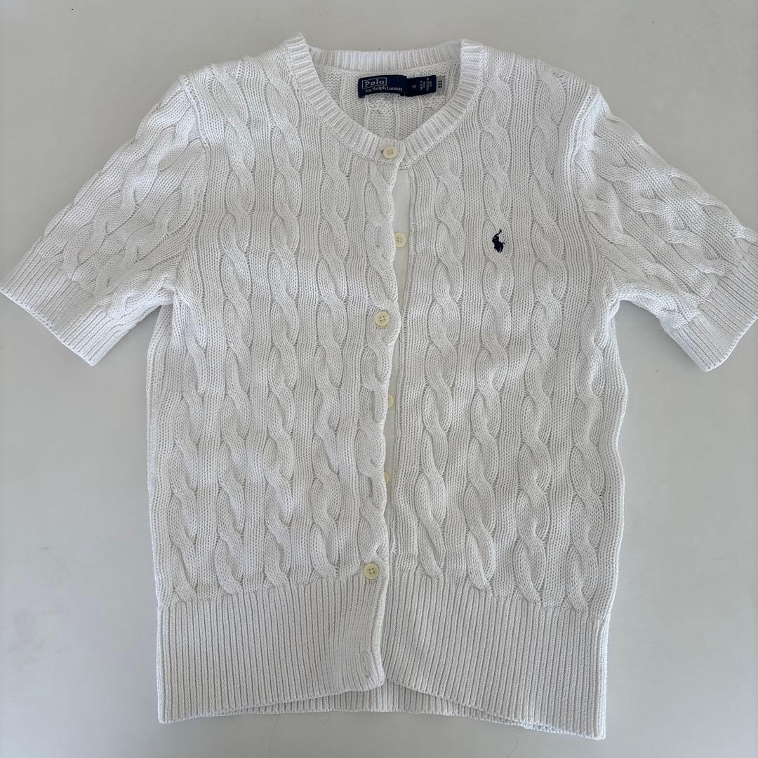 Polo by Ralph Lauren ケーブルニットカーディガン Mサイズ