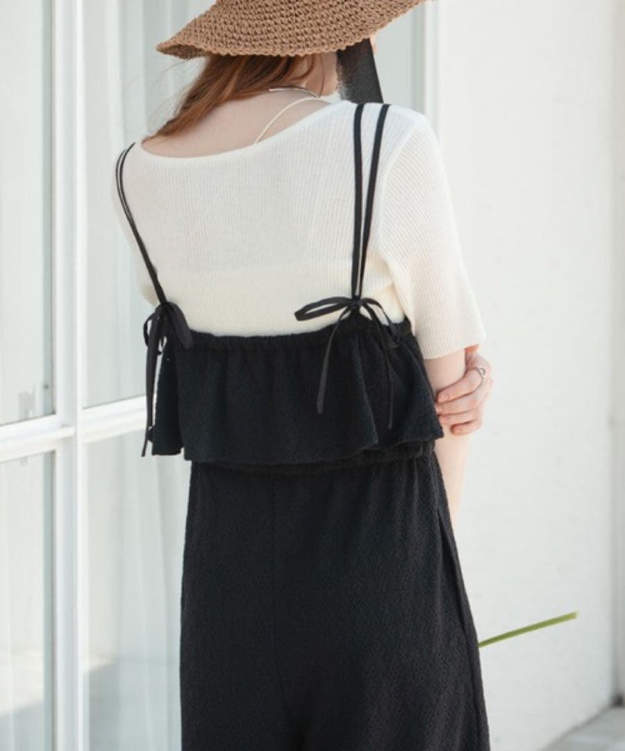 hinari 総レースキャミロンパース