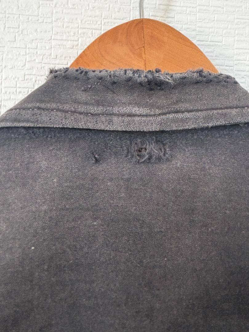 1940-50s フランス製 ブラック モールスキン ジャケット