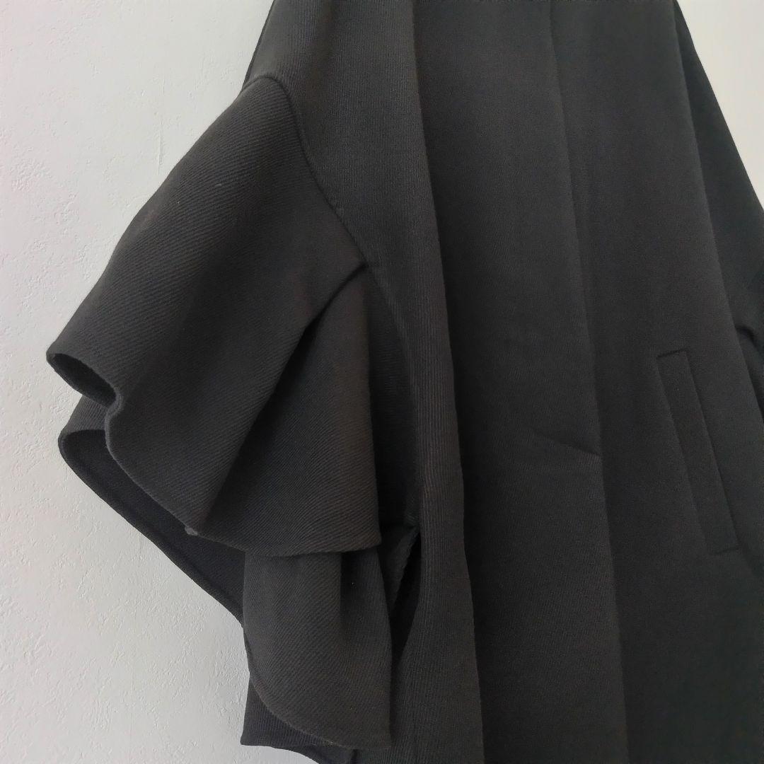 美品✨ANAYI 22AW カルゼリバーケープコート　ポンチョ ブラック 38