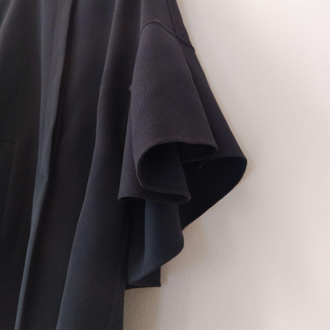 美品✨ANAYI 22AW カルゼリバーケープコート　ポンチョ ブラック 38