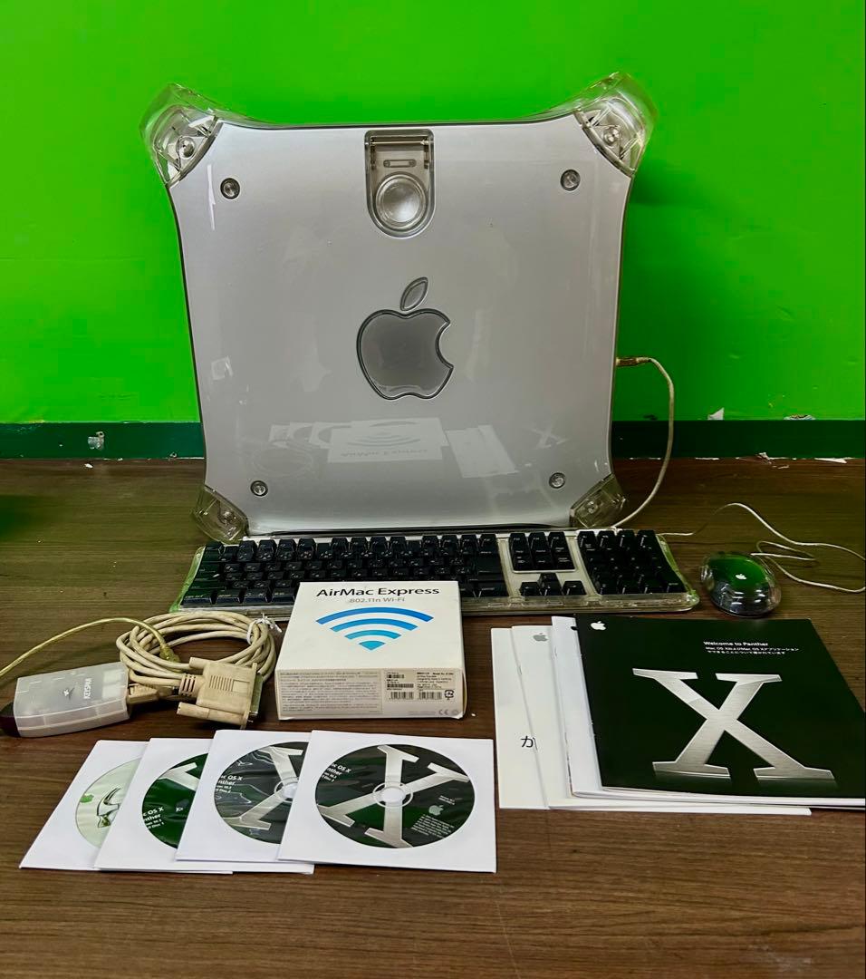 動作商品　power Mac Ｇ4 MDD 1.と１０.3パンサー 4枚組など