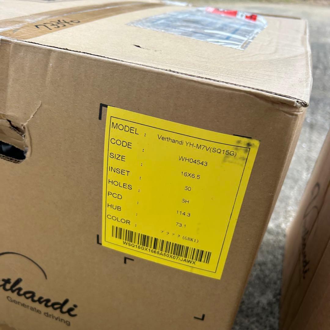 ①未使用 Verthandi YH-M7V 16x6.5 50 114.3x5