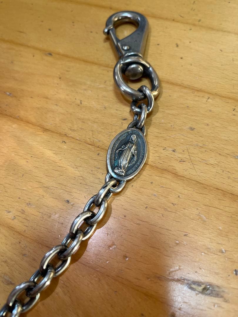 amp japan マリア&ダイヤモンド ウォレットチェーン シルバーコート