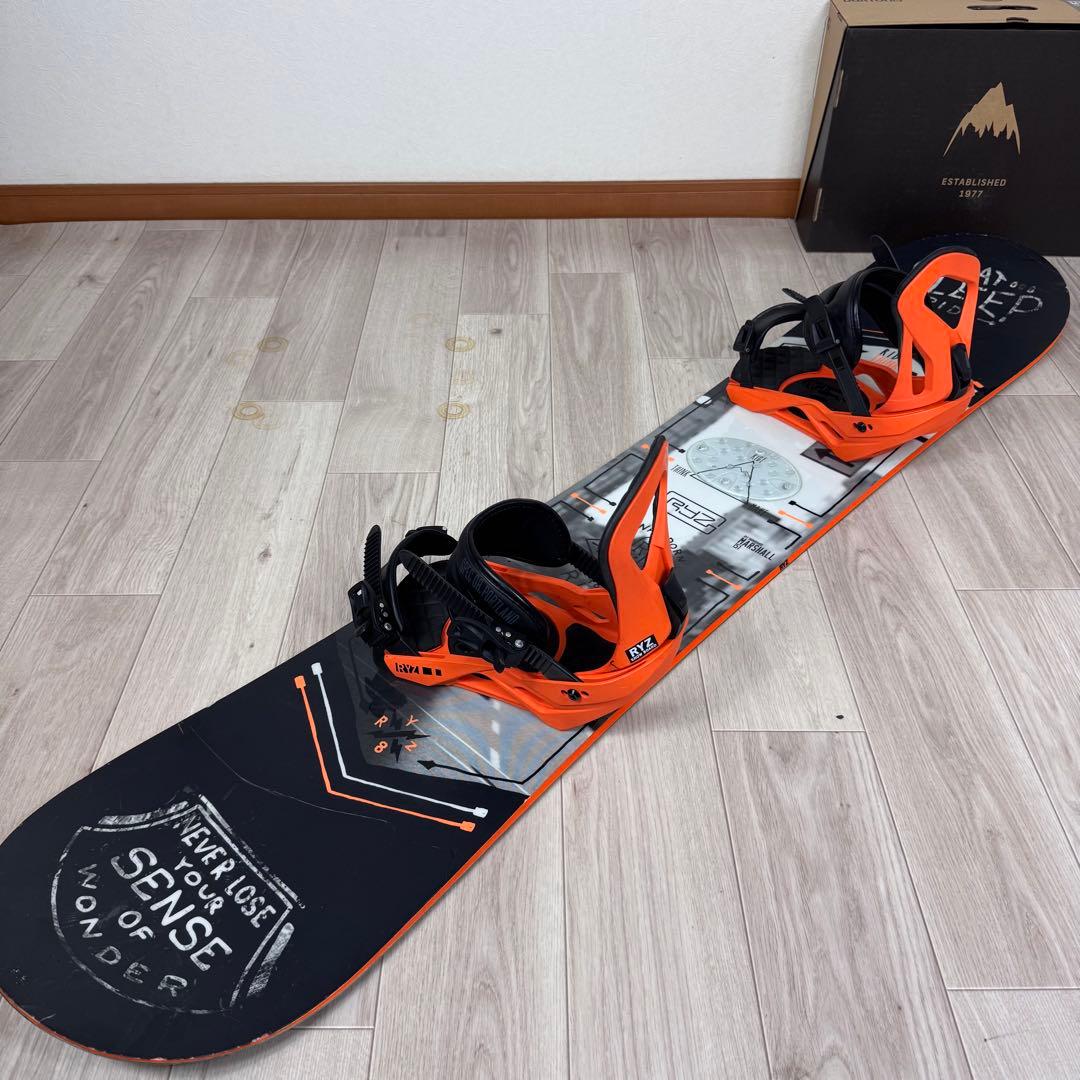 RIDE RYZ 151cm スノーボードセット