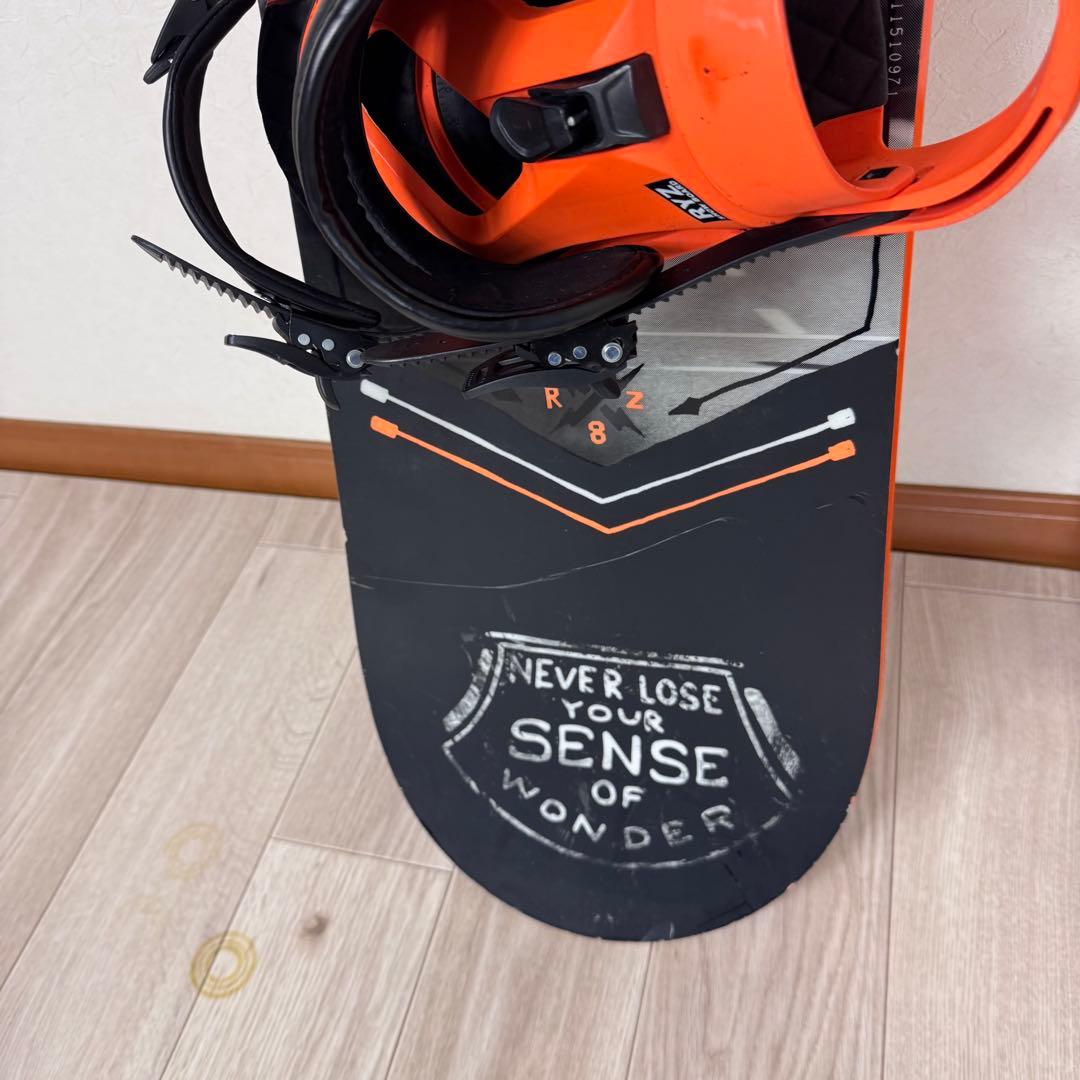 RIDE RYZ 151cm スノーボードセット