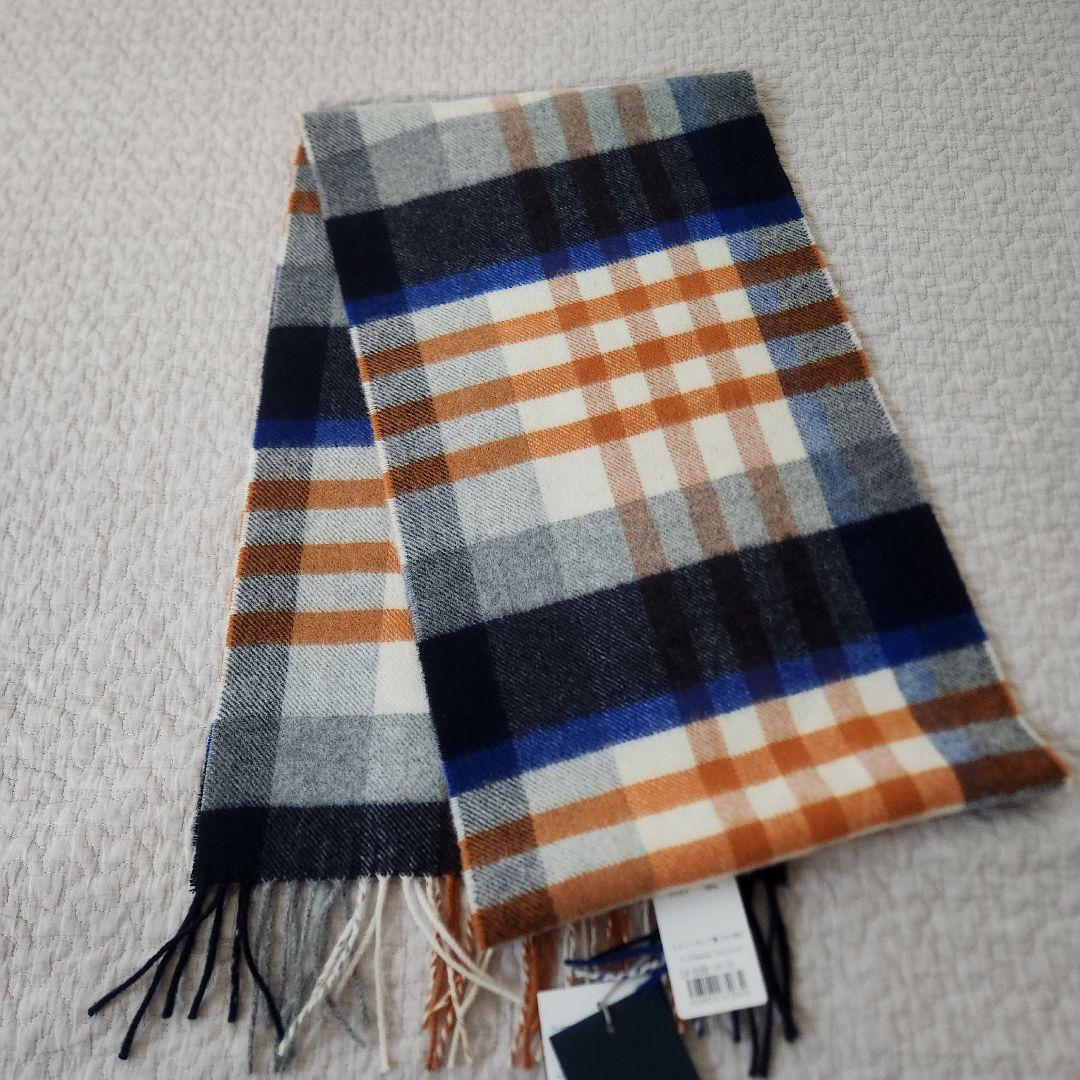 未使用タグ付き★ジョンストンズ オブ エルガン　カシミヤ　ストール　マフラー