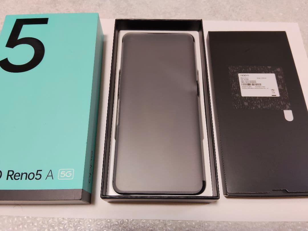 OPPO Reno 5 (SIMフリー端末) シルバーブラック 本体