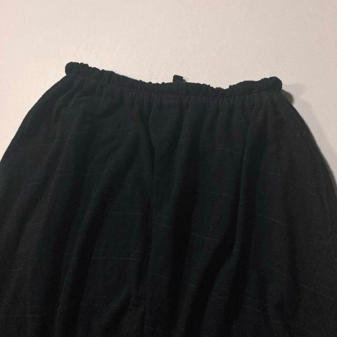 【美品】ヨウジヤマモトプリュスノアール　変形 サルエルパンツ シアー ストライプ