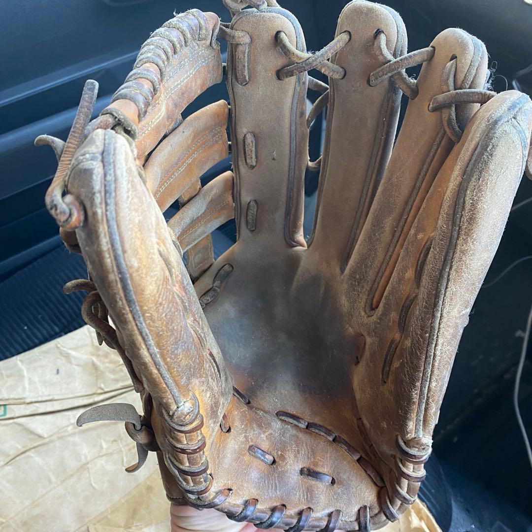 Mizuno 硬式外野用グローブ ブラウン