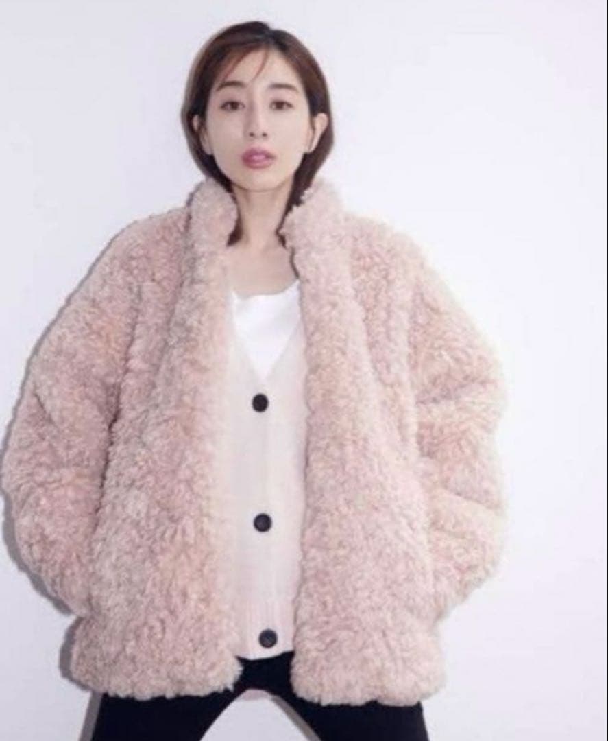 MINAMI TANAKA×CLANE CURL FUR SHORT COAT