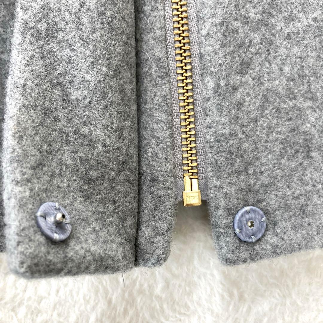 【大きいサイズ】ローズティアラ　ポンチョコート　チャコール　46サイズ　完売