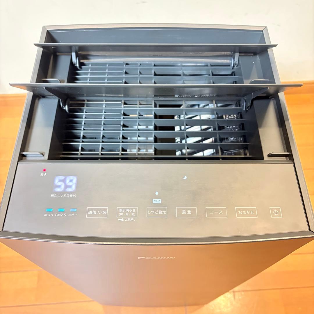 【美品・2022年製】DAIKIN 加湿ストリーマ空気清浄機 MCK70YKS
