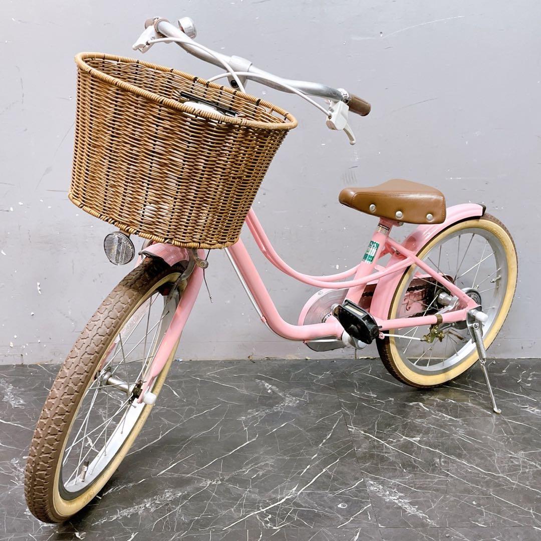配送価格【910】《関西 引き取り》子供用自転車 Little ピンク シングル