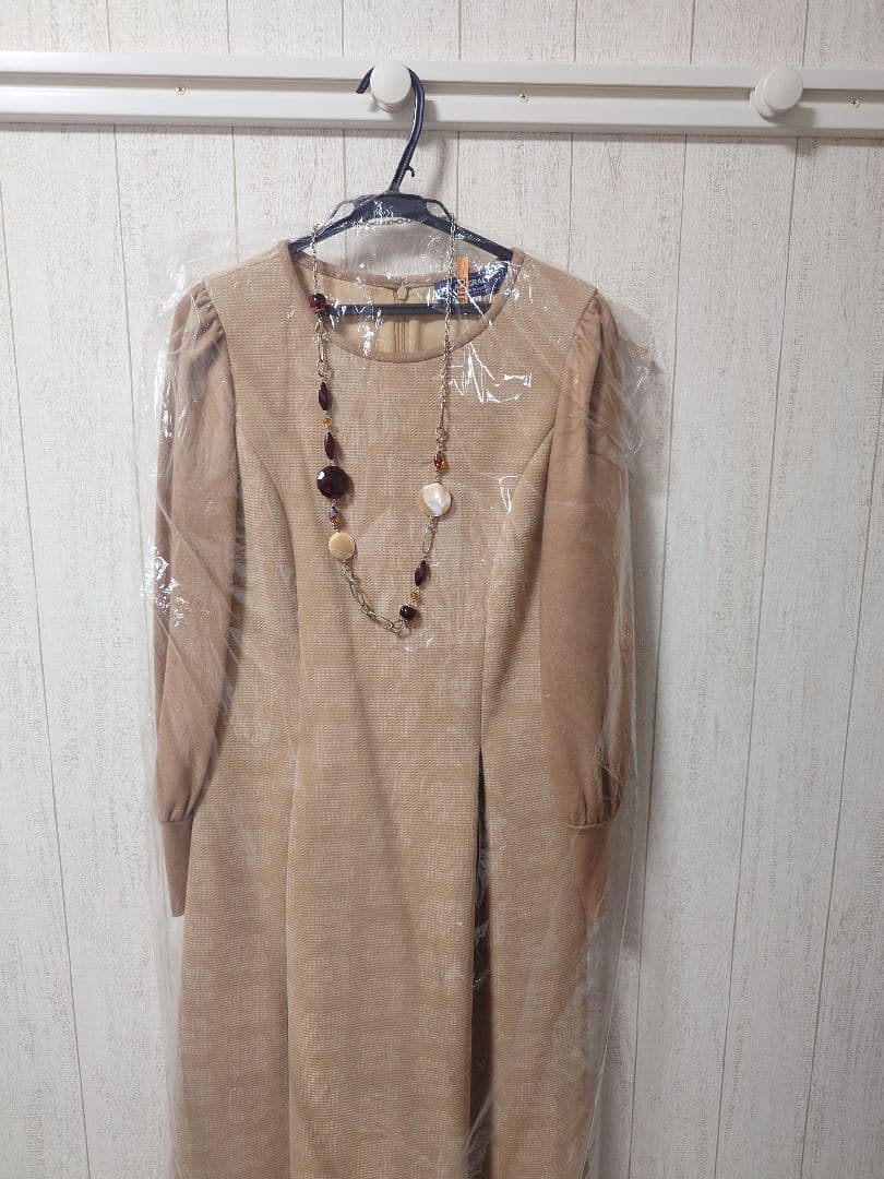 【美品】エムズグレイシー長袖 ワンピース40