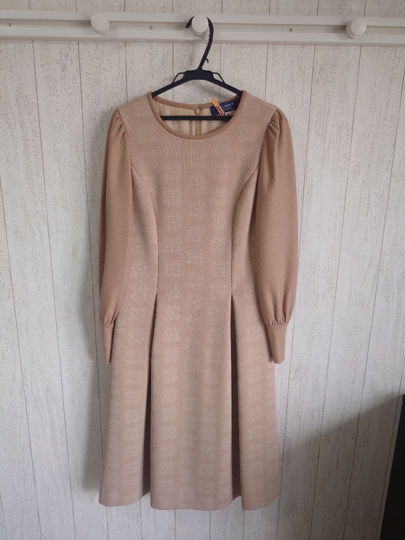 【美品】エムズグレイシー長袖 ワンピース40