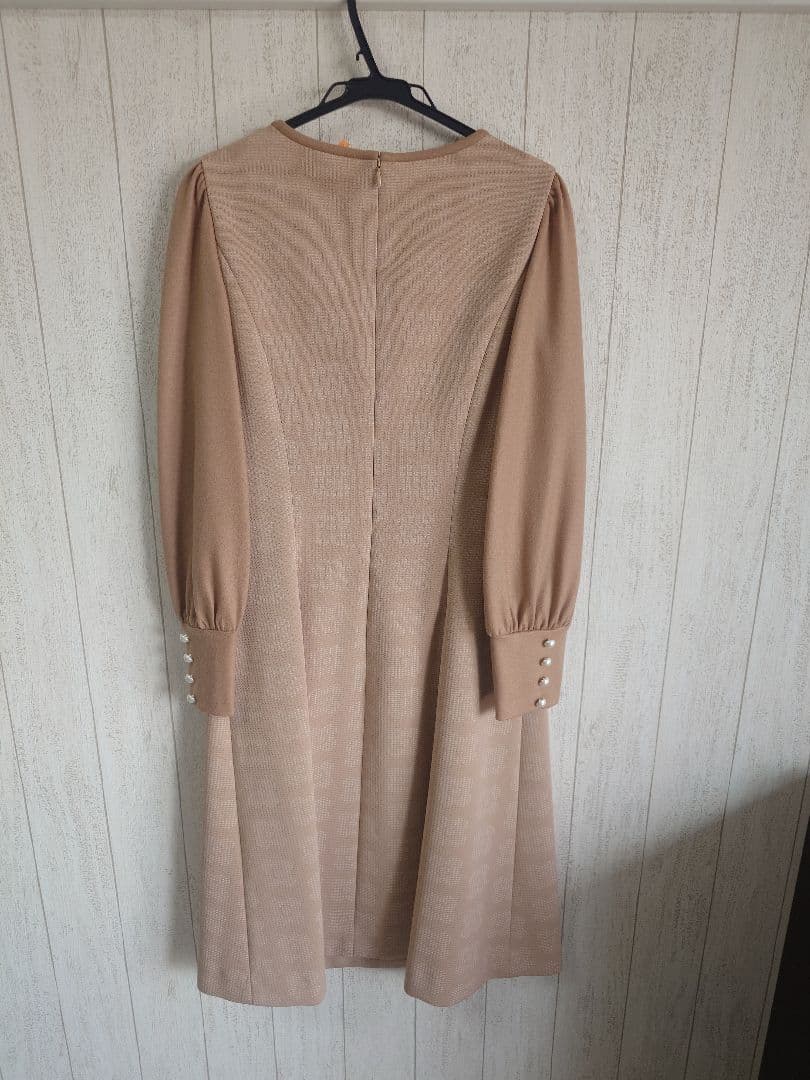 【美品】エムズグレイシー長袖 ワンピース40